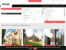 Tablet Screenshot of amatimmobiliaris.com